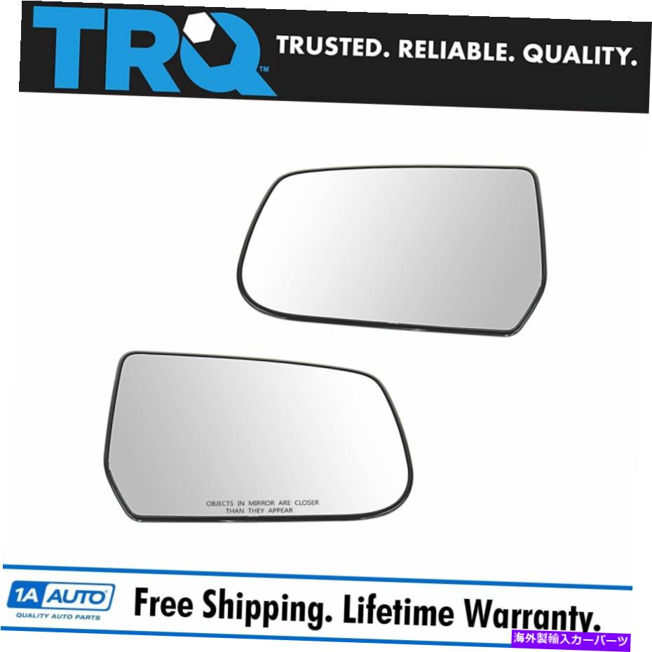 USミラー TRQパワーミラーガラスw/取り付けブラケット左右ペアのequinox地形のために TRQ Power Mirror Glass w/ Mounting Bracket Left Right Pair for Equinox Terrain【並行輸入品】