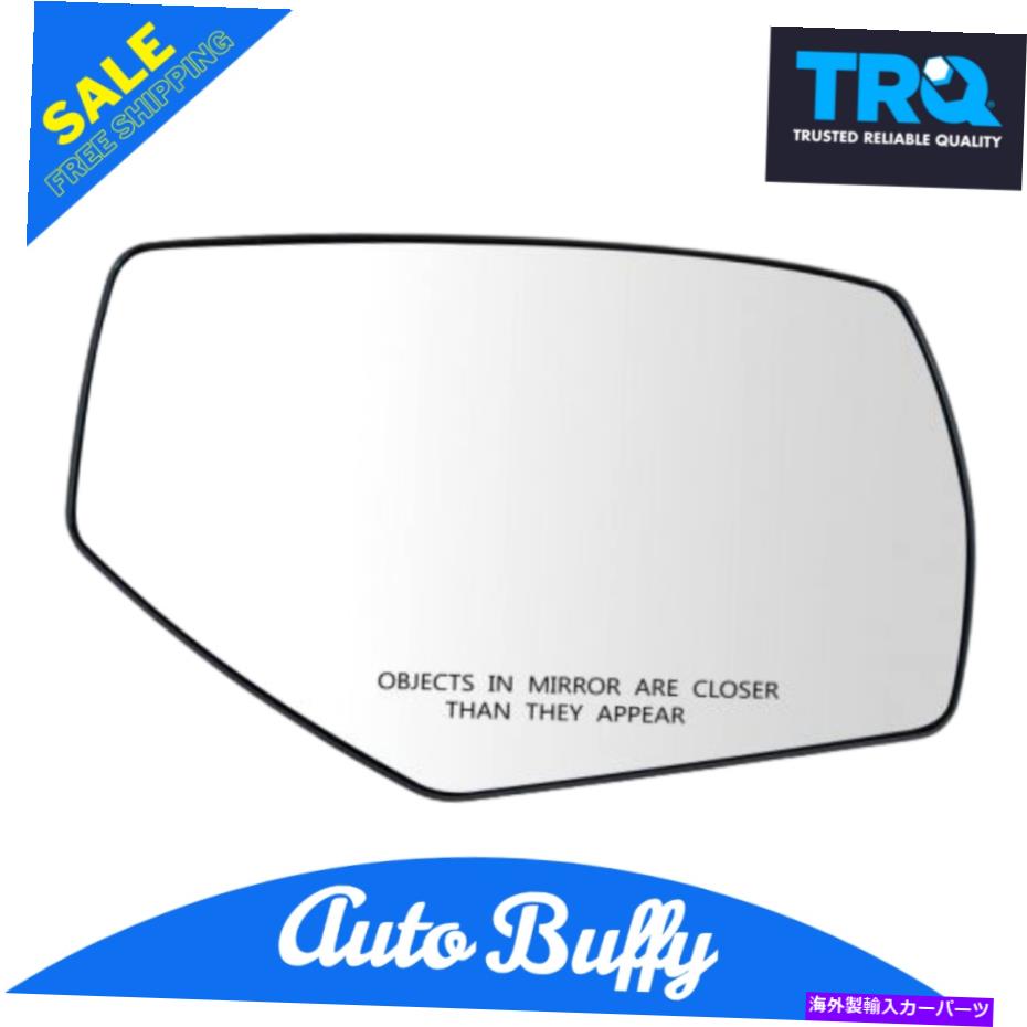 USミラー バッキングプレート付きTRQミラーガラスconcave助手席側右右GMトラック TRQ Mirror Glass with Backing Plate Concave Passenger Side Right Fits GM Truck【並行輸入品】