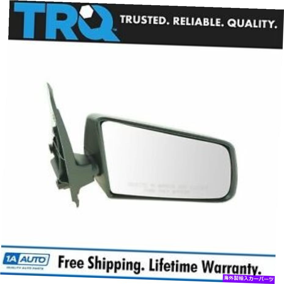 USミラー TRQ 3x5ブラックマニュアルミラージミーブレザーS-15 S10ピックアップ用RHパッセンジャーサイド TRQ 3x5 Black Manual Mirror RH Passenger Side for Jimmy Blazer S-15 S10 Pickup【並行輸入品】