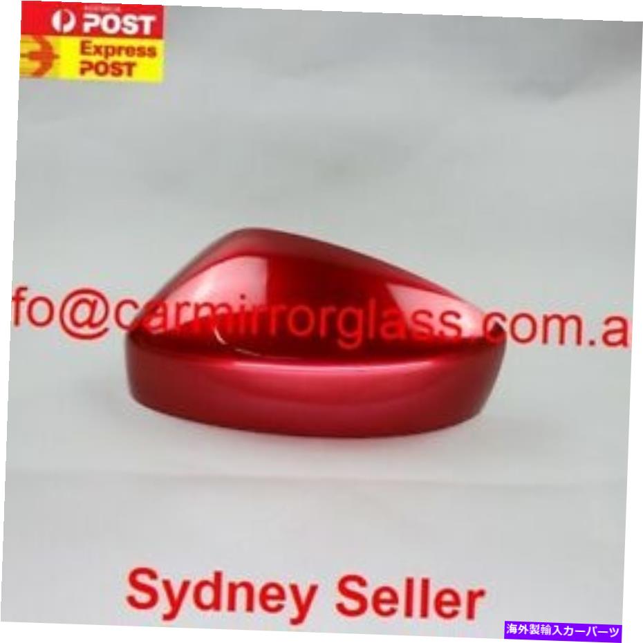 USミラー Mazda CX-5 2017 Onward KFのミラーカバーハウジングキャップ（左側、赤） MIRROR COVER HOUSING CAP FOR MAZDA CX-5 2017 ONWARD KF (LEFT SIDE, RED)【並行輸入品】