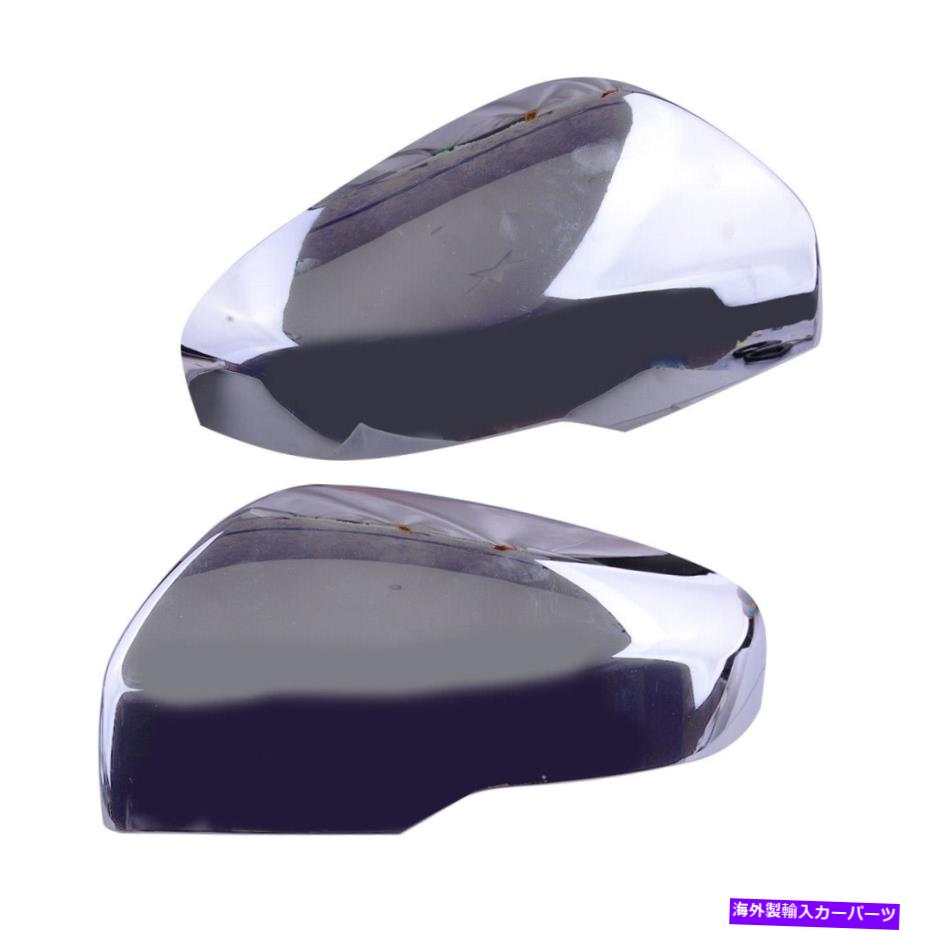 USミラー 2PCSクロムサイドバックミラーカバースバルフォレスタークロストレックXVに適しています 2Pcs Chrome Side Rearview Mirror Cover Fit For Subaru Forester Crosstrek XV Good【並行輸入品】