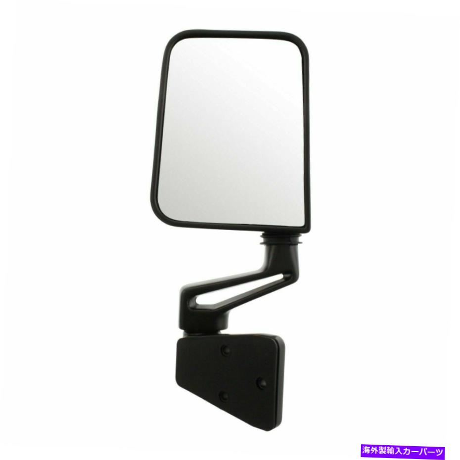 USミラー 1987年から2002年のジープラングラーCH1320296の左サイドマニュアルミラー非加熱W/アーム Left Side Manual Mirror Non-Heated w/ Arm For 1987-2002 Jeep Wrangler CH1320296【並行輸入品】