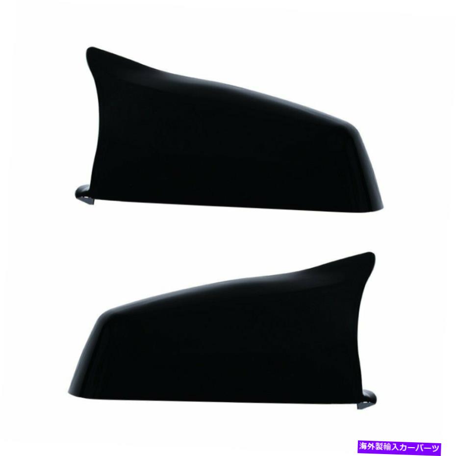 USミラー 2PCS BMW E60 E61 F10 F11の光沢のある黒いサイドミラーカバーキャップF18 F06 F12 F13 2PCS Glossy Black Side Mirror Cover Caps For BMW E60 E61 F10 F11 F18 F06 F12 F13【並行輸入品】
