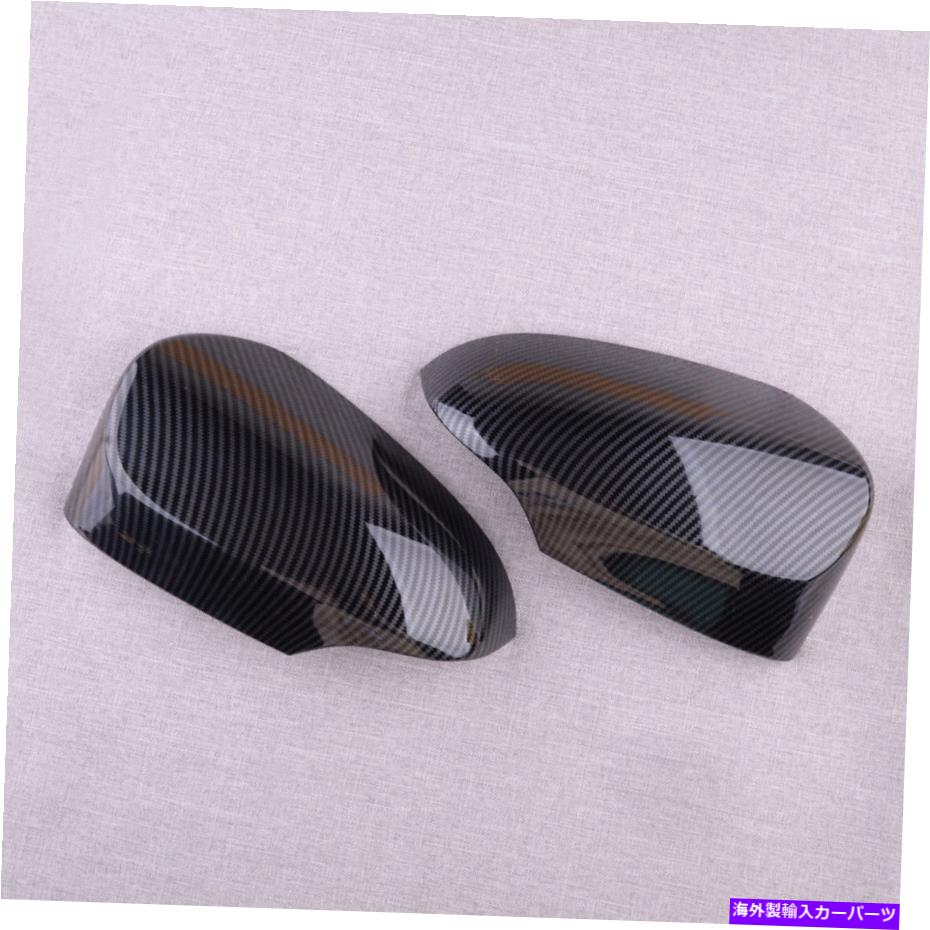 USミラー 2xカーボンファイバースタイルのドアサイドミラーカバートリムトヨタカムリ2012-2017 2x Carbon Fiber Style Door Side Mirror Cover Trim fit for Toyota Camry 2012-2017【並行輸入品】