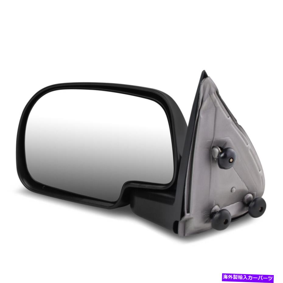 USミラー フィット99-07シボレーシルバラード/GMCシエラOE左マニュアル調整サイドビューミラー Fit 99-07 Chevy Silverado/GMC Sierra OE Left Manual Adjustment Side View Mirror【並行輸入品】
