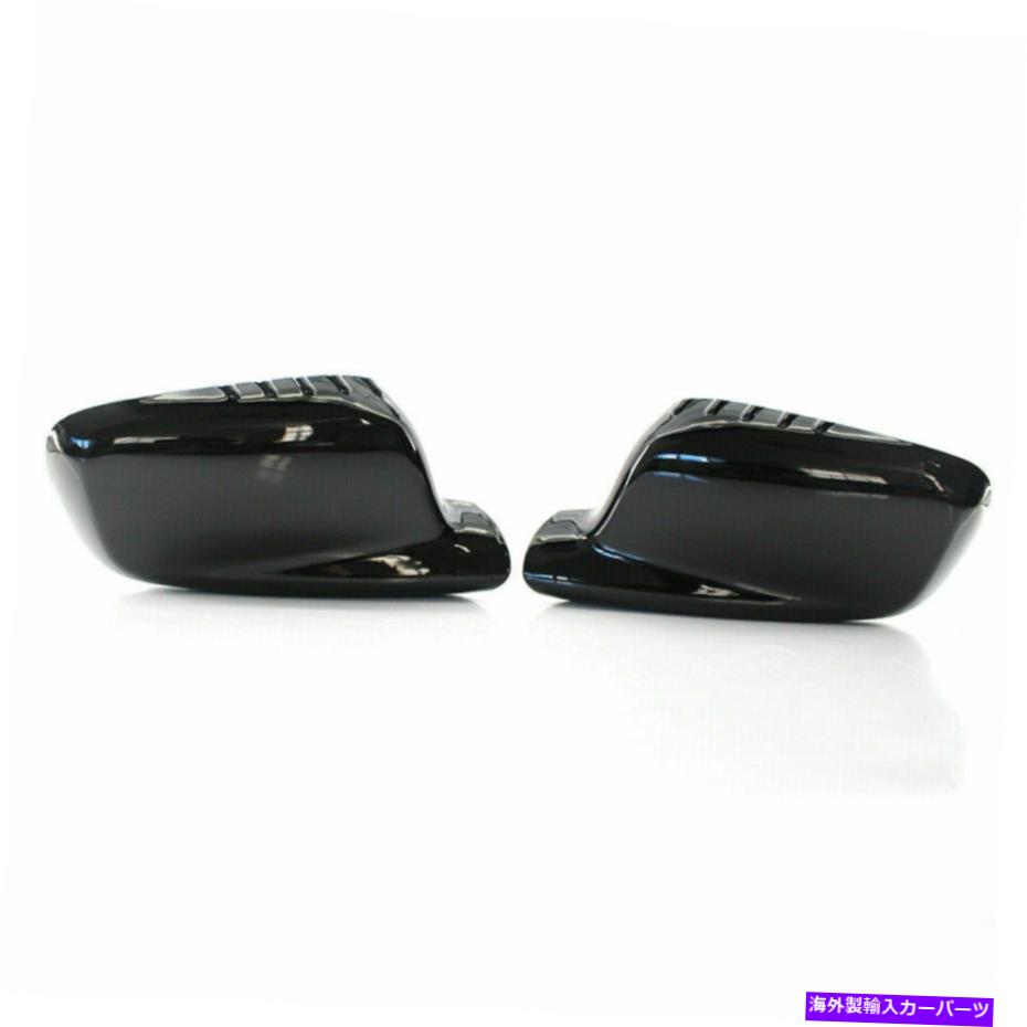 USミラー 2PCS左+右サイドグロスブラックドアミラー翼翼カバーキャップBMW E46 E65 E66 2PCS Left+Right Side Gloss Black Door Mirror Wing Cover Caps For BMW E46 E65 E66【並行輸入品】