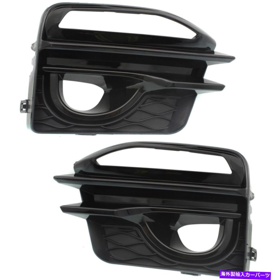 クロームカバー 2つのフォグライトトリムランプのセットLeft-and-Right in1039106、In1038106 LH＆RHペア Set of 2 Fog Light Trims Lamps Left-and-Right IN1039106, IN1038106 LH & RH Pair【並行輸入品】