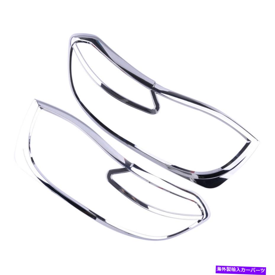 クロームカバー 2xクロムABSフロントヘッドライトカバートリムフレームトヨタクルーガー2008-10新しい新しい 2x Chrome ABS Front Headlight Cover Trim Frame fit for Toyota Kluger 2008-10 New【並行輸入品】
