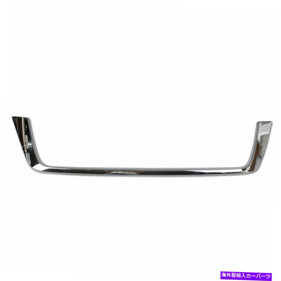 クロームカバー ホンダリッジライン2019 2020クロムフロントグリルバンパーカバートリムに適しています Fit for Honda Ridgeline 2019 2020 Chrome Front Grill Bumper Cover Trim【並行輸入品】