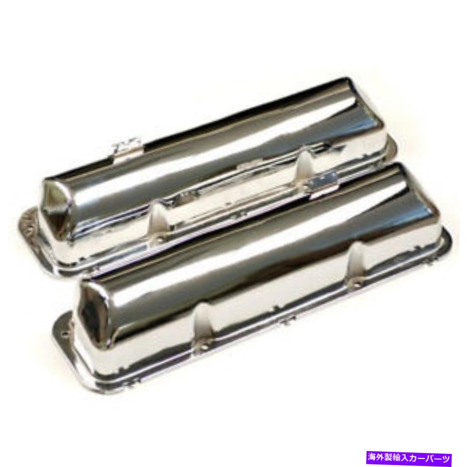 クロームカバー 1960-64フォードバルブは、ChromeペアC3AZ-6582-PR 1960-64 FORD VALVE COVERS CHROME PAIR C3AZ-6582-PR【並行輸入品】