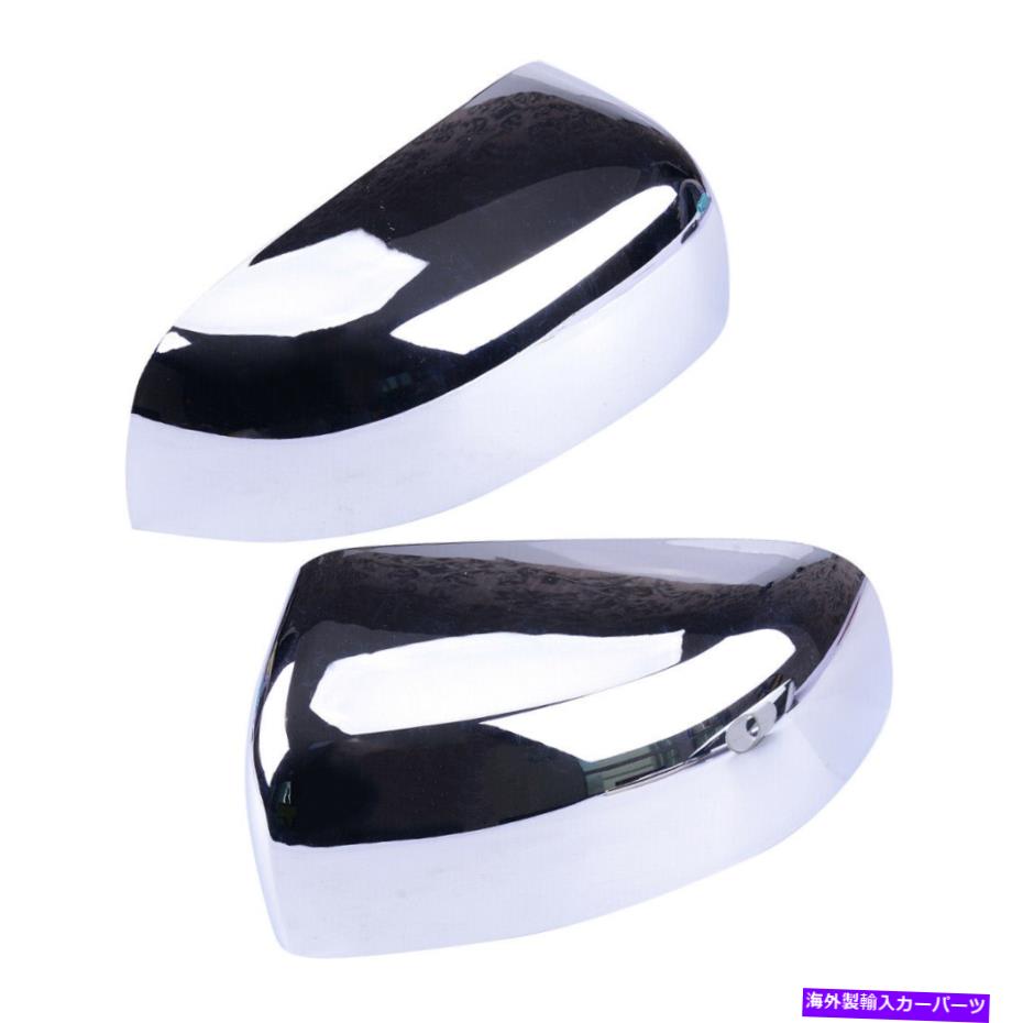 クロームカバー ABS Chrome Mirrorは、Ford Ranger 2015 2016 2017 2018 2019のオーバーレイトリムをカバーしています ABS Chrome Mirror Covers Overlays Trims For Ford Ranger 2015 2016 2017 2018 2019【並行輸入品】