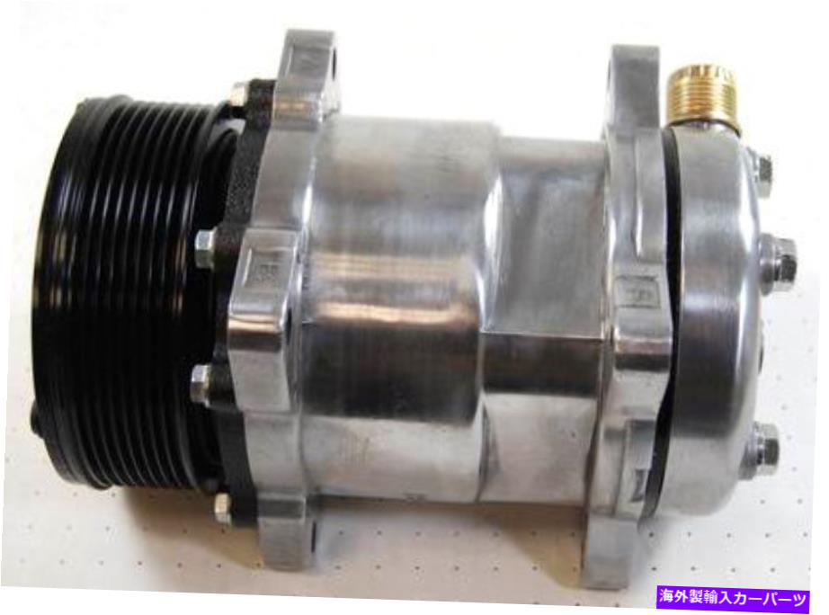 クロームカバー Sanden 508 A/Cコンプレッサー蛇紋岩 +クラッチカバーエアコン5H14 Sanden 508 A/C Compressor Serpentine + Clutch Cover Air Condition 5H14【並行輸入品】