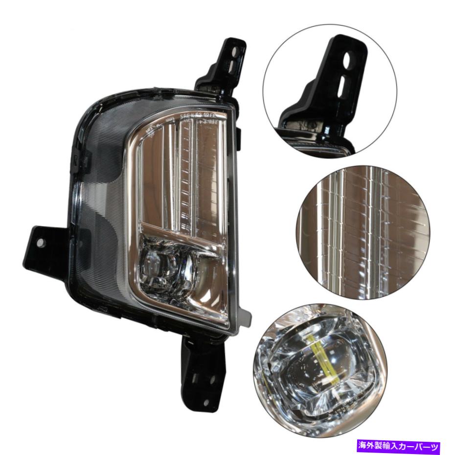 クロームカバー LEDバンパーフォグライトランプは、Ford Edge 2019-2021にフィットするChrome Bezelキットをカバーしています LED Bumper Fog Lights Lamps Cover Chrome Bezel Kit Fit For Ford Edge 2019-2021【並行輸入品】
