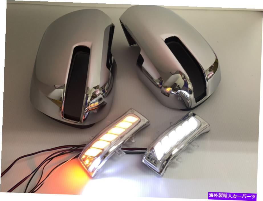 クロームカバー MITトヨタシエナ11-20クロムミラーカバーLEDターンライト+パーキング+プードル4-in-1 MIT Toyota SIENNA 11-20 Chrome mirror cover LED turn light+Parking+puddle 4-in-1【並行輸入品】