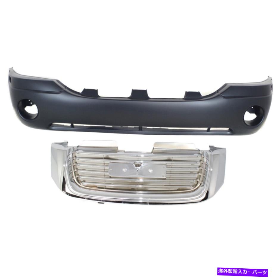 クロームカバー パフォーマンス、88937036 GMC Envoy XL XUVペアの2つのフロントの新しいグリルグリルセット Performance, 88937036 New Grille Grill Set of 2 Front for GMC Envoy XL XUV Pair【並行輸入品】