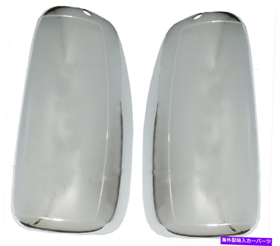 クロームカバー 国際9200 9400i 9900iの新しいペアクロムドアミラーカバー New PAIR Chrome Door Mirror Covers FOR International 9200 9400i 9900i【並行輸入品】