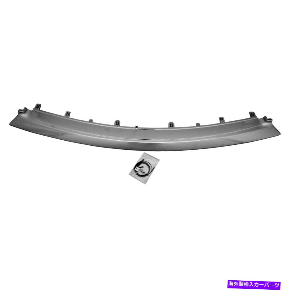 国内外の人気! クロームカバー 交換用クロムプラスチックフロントバンパーカバーグリルモールディング Replacement Chrome Plastic Front Bumper Cover Grille Molding nrsports.com.br