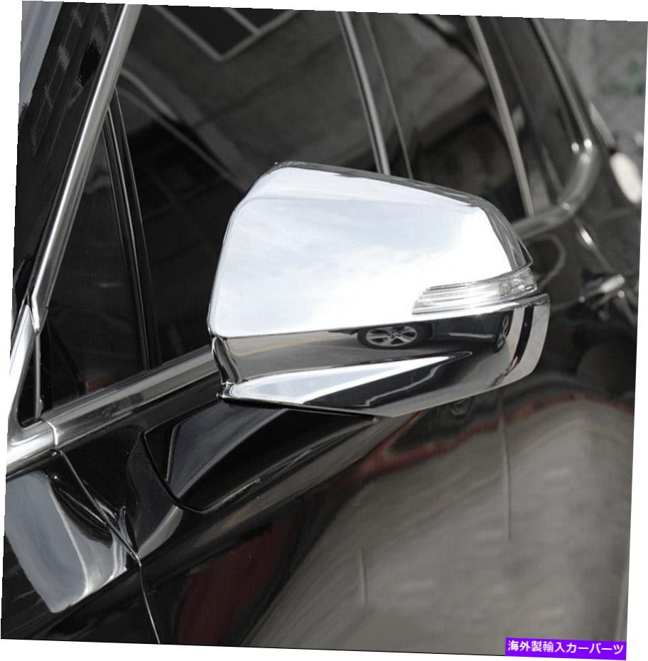 クロームカバー エクステリアリアビューミラーカバーカバートリムABSキャデラックXT6 2019-2020にフィット Exterior Rear View Mirror Cover Trim ABS Chrome Fit For Cadillac XT6 2019-2020【並行輸入品】