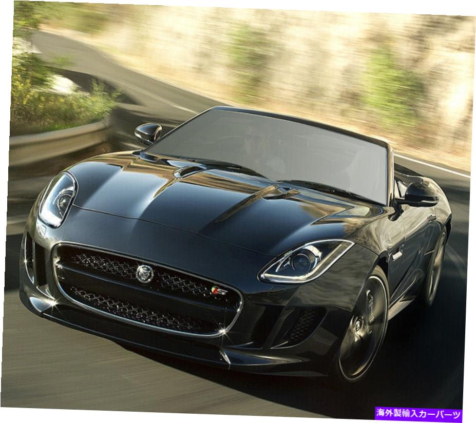 クロームカバー ジャガーFタイプ2018のクロムヘッドライトトリムベゼルカバーサラウンドリム Chrome Headlight Trim Bezel Cover Surround Rim For Jaguar F-Type 2018【並行輸入品】