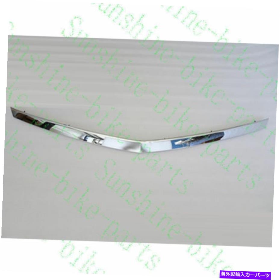 クロームカバー 1xカーフロントフードカバーキャデラックSRX 2010-16用エレクトロップレートクロムトリムフレーム 1x Car Front Hood Cover Electroplate Chrome Trim Frame For Cadillac SRX 2010-16【並行輸入品】