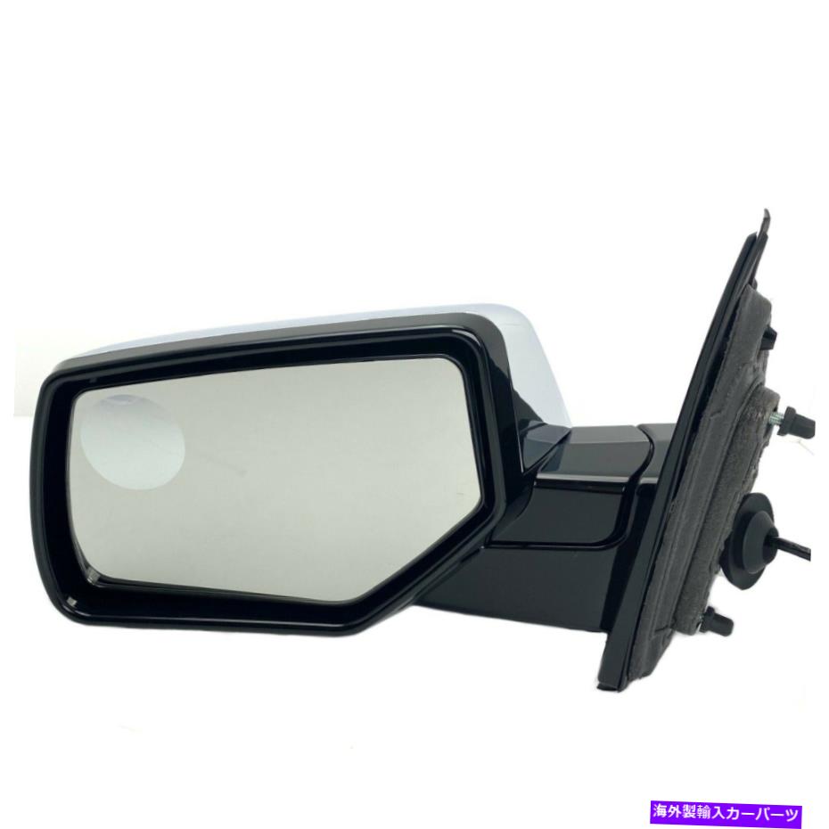 クロームカバー シボレー郊外のタホGMCユーコン15-20ドライバーサイドミラークロムパワー加熱 For CHEVY SUBURBAN TAHOE GMC YUKON 15-20 Driver Side Mirror Chrome Power Heated【並行輸入品】