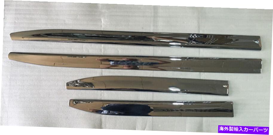 クロームカバー 4xカークロムABSドアサイドモールディングカバートリム日産パトロール2010-2017 Y62 4x Car Chrome ABS Door Side Molding Cover Trim For Nissan Patrol 2010-2017 Y62