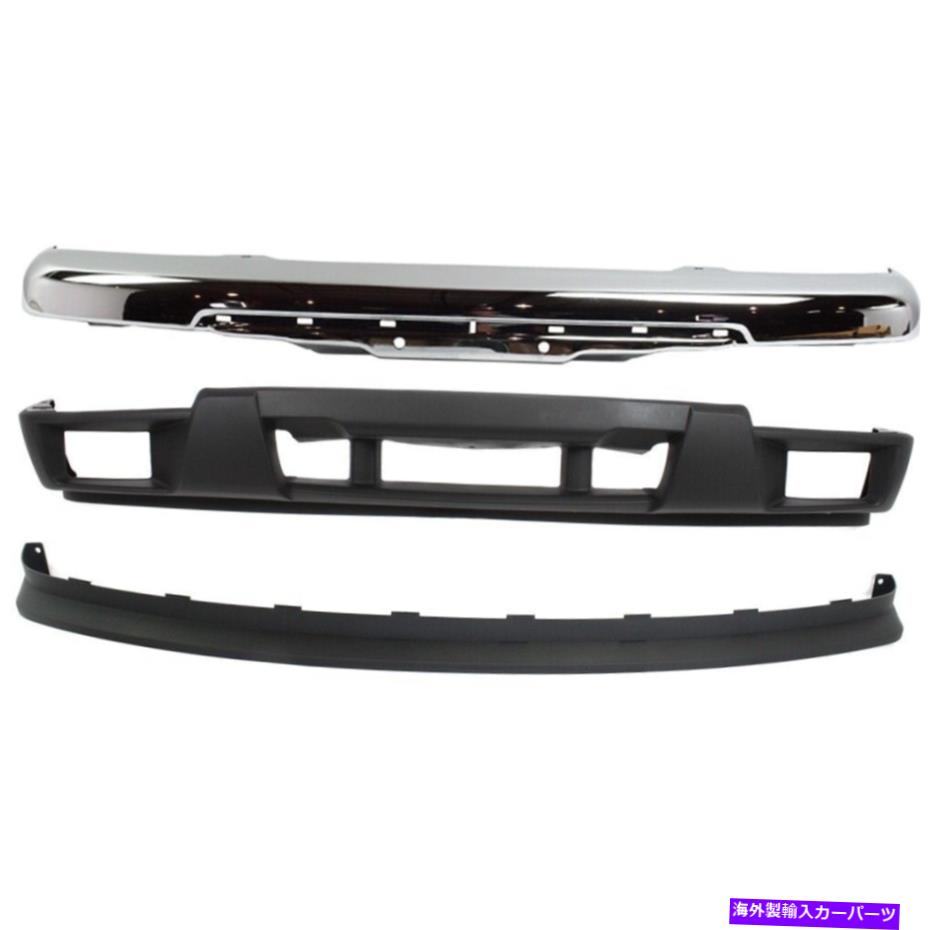 クロームカバー 2004-2012シボレーコロラドフロント3PCのバンパーカバーキット Bumper Cover Kit For 2004-2012 Chevrolet Colorado Front 3pc【並行輸入品】 71,451円
