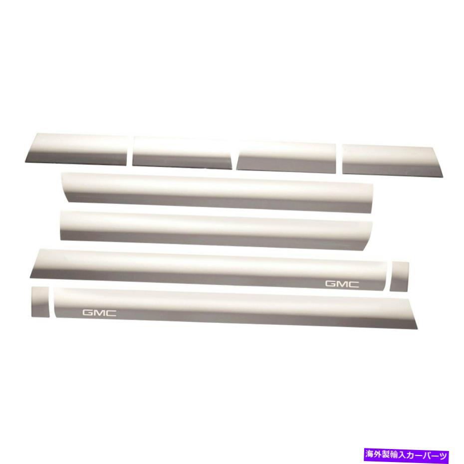 クロームカバー GMC Sierra 1500 14-18 Putco GMライセンス磨かれたロッカーパネルカバーの場合 For GMC Sierra 1500 14-18 Putco GM Licensed Polished Rocker Panel Covers【並行輸入品】
