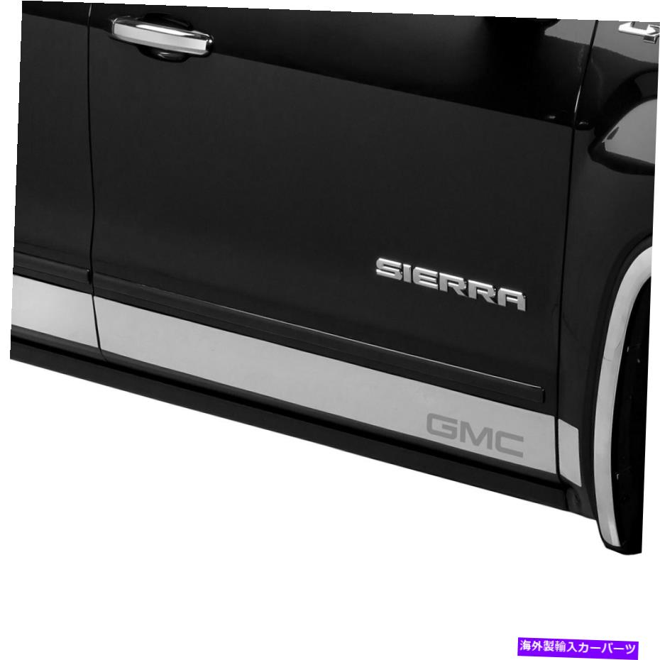 クロームカバー GMC Sierra 1500 14-18 Putco GMライセンス磨かれたロッカーパネルカバーの場合 For GMC Sierra 1500 14-18 Putco GM Licensed Polished Rocker Panel Covers【並行輸入品】｜Us Custom Parts Shop USDM