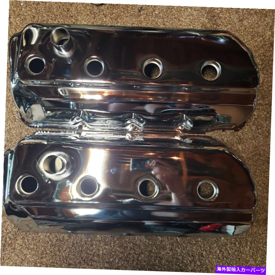 クロームカバー 426ヘミクロムバルブカバーフィットダッジプリマス426モーター 426 HEMI CHROME VALVE COVERS FITS DODGE PLYMOUTH 426 Motor【並行輸入品】