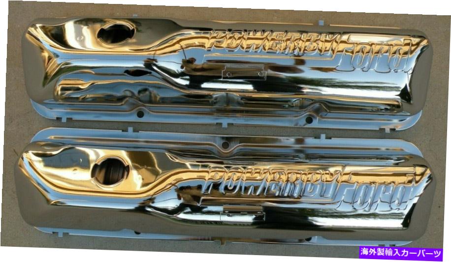 クロームカバー Ford Thunderbird FE 390 427 428 Chrome Valve Rocker Arm Covers 1958-1969 58-69 FORD THUNDERBIRD FE 390 427 428 CHROME VALVE ROCKER ARM COVERS 1958-1969 58-69【並行輸入品】