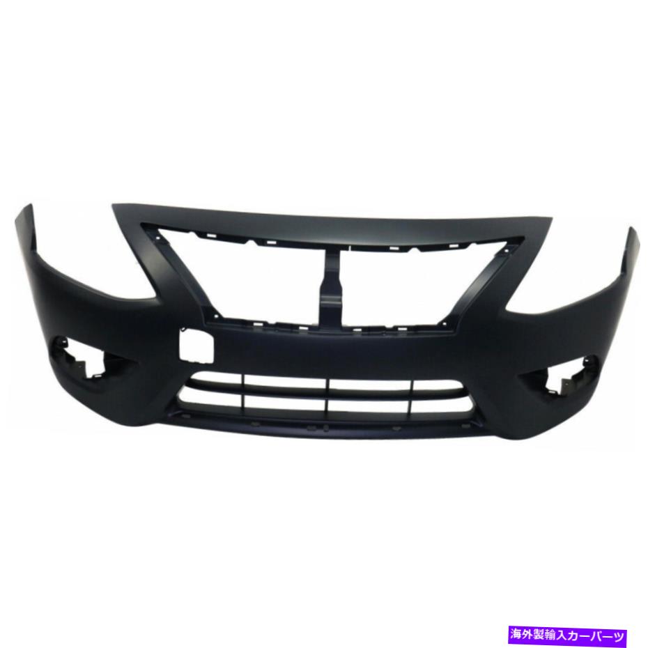 クロームカバー 日産versa bumperカバー2015-2018フロントw/chrome insert -capa ni1000300 For Nissan Versa Bumper Cover 2015-2018 Front w/Chrome Insert - CAPA NI1000300【並行輸入品】
