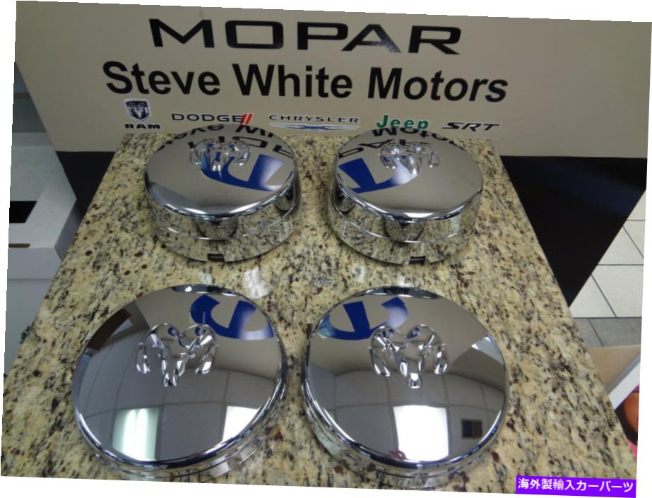 クロームカバー Dodge Ram 3500 Deally Wheel Chrome Chrome Cover Center Hub Cap Caps Set Mopar Factory Dodge Ram 3500 Dually Wheel Chrome Cover Center Hub Cap Caps Set Mopar Factory【並行輸入品】
