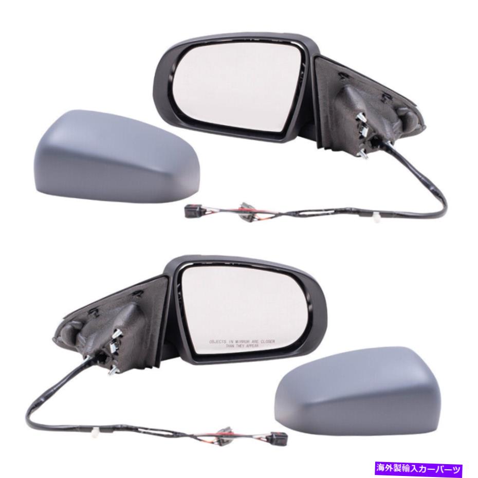 クロームカバー コンパス用の灰色のカバークロームベースヒート信号を備えたブロックパワーミラーセット Brock Power Mirror Set with Gray Cover-Chrome Base-Heat Signal for Compass【並行輸入品】