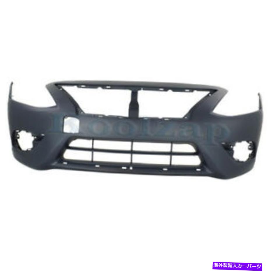 クロームカバー CAPAフロントバンパーカバーフェイシャルアセンブリプライミングフィットセダンNI1000300 FBM229KM1J CAPA Front Bumper Cover Facial Assy Primed Fits Versa Sedan NI1000300 FBM229KM1J【並行輸入品】