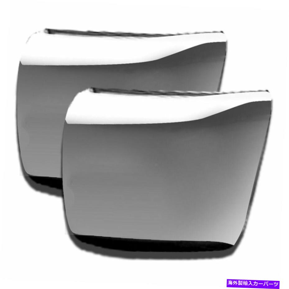 クロームカバー プレミアムFXクロムフロントバンパーコーナーカバー07-13シボレーシルバラードのライト付き Premium FX Chrome Front Bumper Corner Cover w/o Lights for 07-13 Chevy Silverado【並行輸入品】