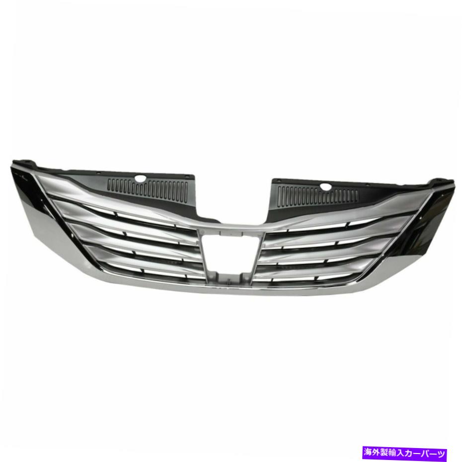 クロームカバー 2015年から2017年のトヨタシエナのための新しいグリルTO1200401 5310108030 NEW Grille TO1200401 5310108030 for 2015-2017 Toyota Sienna【並行輸入品】