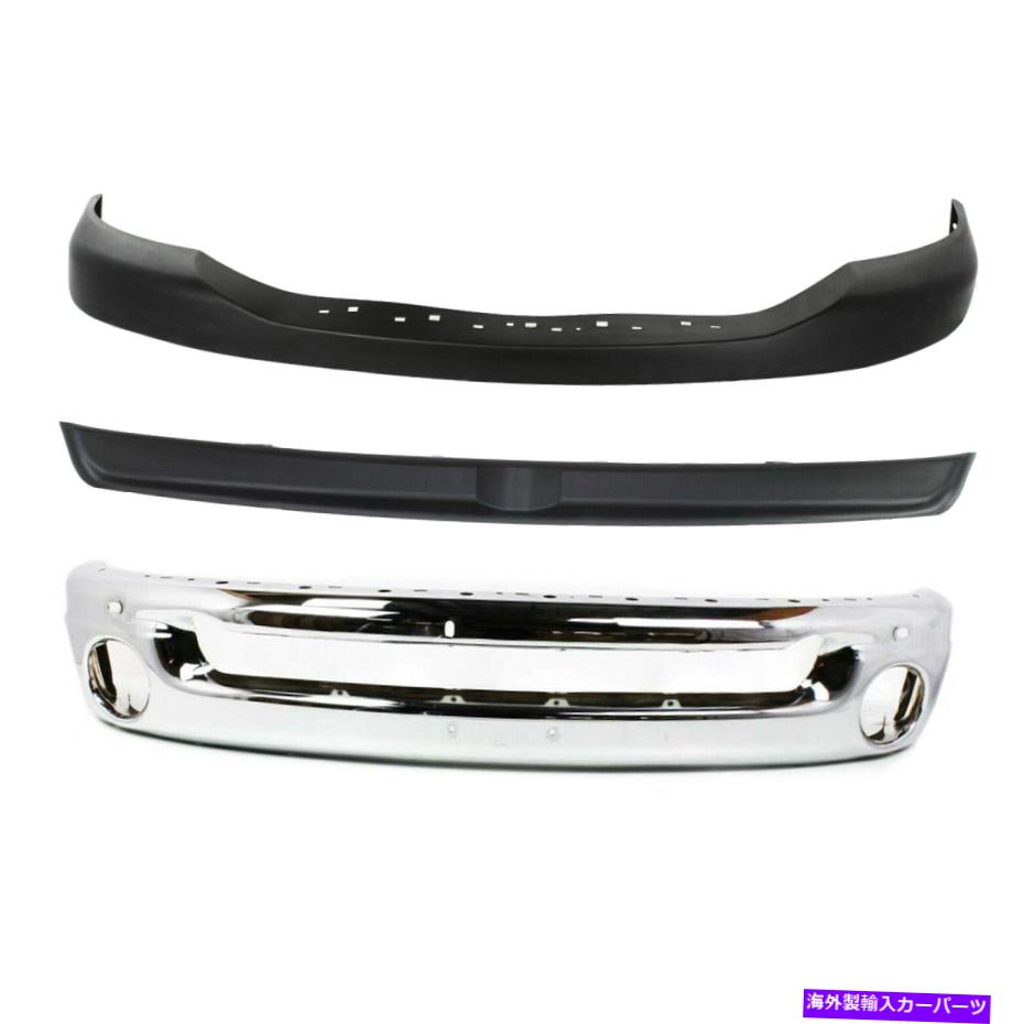 クロームカバー Dodge Ram 1500-3500 2006-2009の新しいフロントバンパークロムフィラーテクスチャカバー New Front Bumper Chrome Filler Textured Cover For Dodge Ram 1500-3500 2006-2009【並行輸入品】｜Us Custom Parts Shop USDM