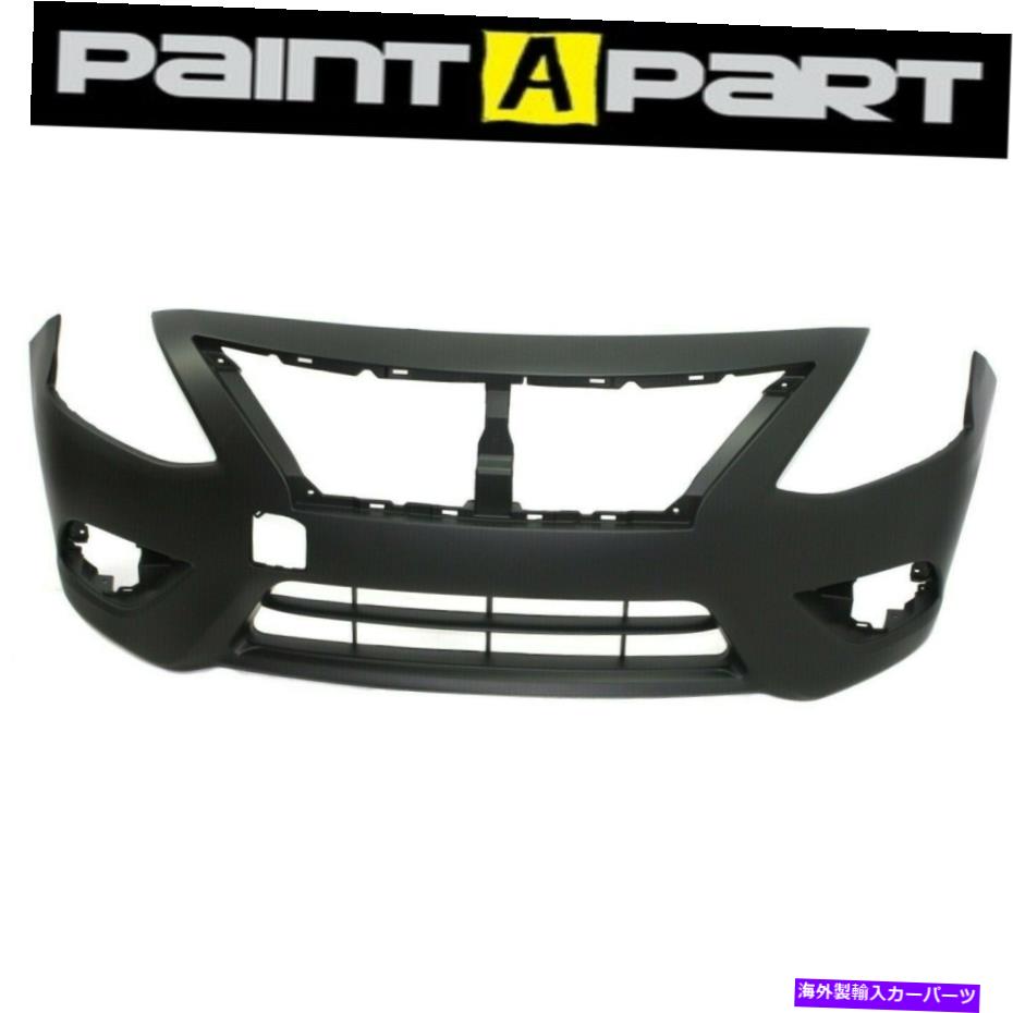 クロームカバー 2015-2016の日産Versa Front Bumper Sedan w/O Chrome Insert Painted Premium For 2015-2016 NISSAN VERSA Front Bumper Sedan w/o Chrome Insert Painted PREMIUM【並行輸入品】