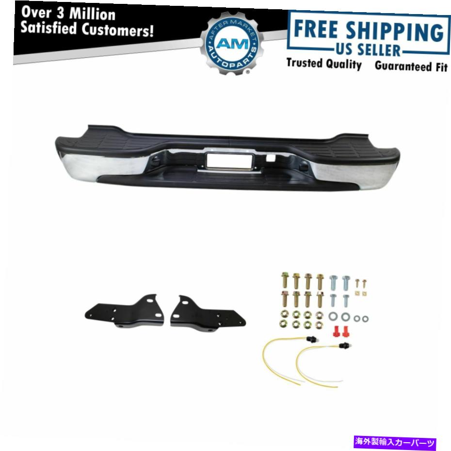クロームカバー 郊外のタホ・ユーコンのためのリアコンプリートバンパーアセンブリクロムカバー Rear Complete Bumper Assembly Chrome Cover for Suburban Tahoe Yukon New【並行輸入品】