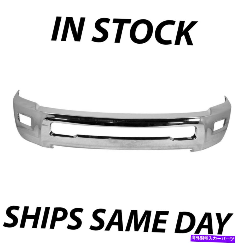 クロームカバー 新しいクロム - 2010-2018 RAM 2500 3500ピックアップのスチールフロントバンパーフェイスバー NEW Chrome - Steel Front Bumper Face Bar for 2010-2018 RAM 2500 3500 Pickup【並行輸入品】
