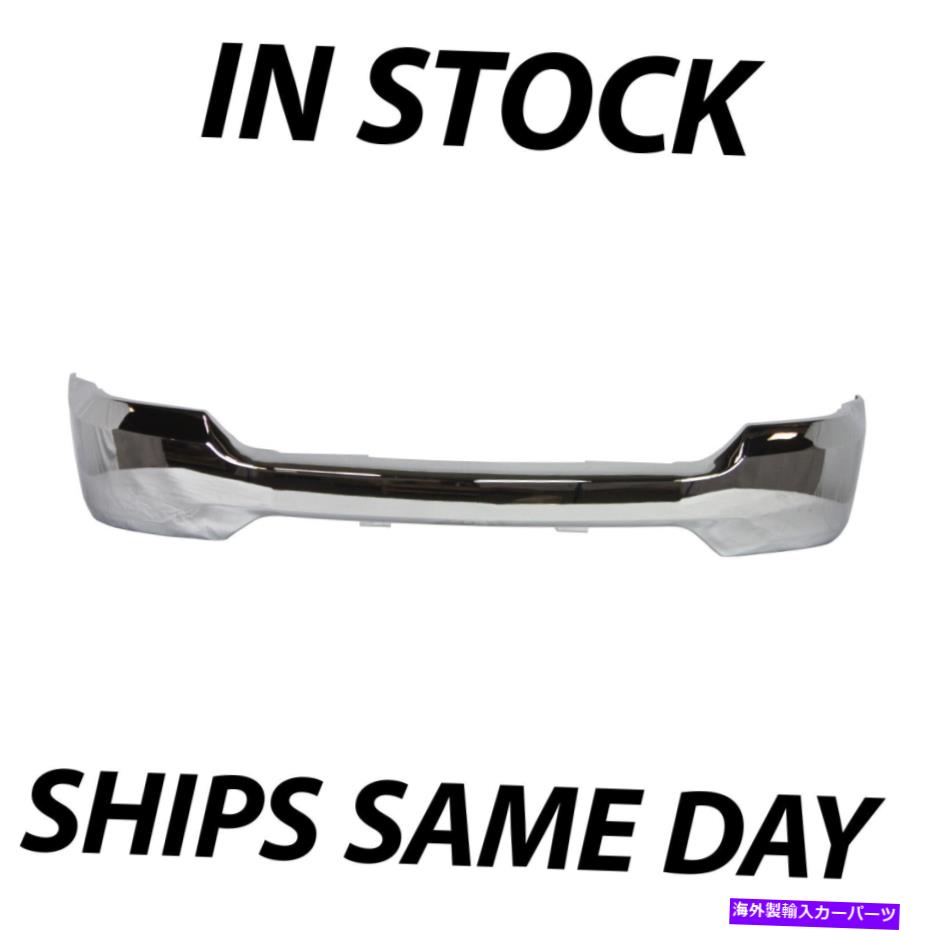 クロームカバー 2016-2018の新しいクロムスチールフロントバンパーフェイスバーシボレーシルバラード1500 16-18 NEW Chrome Steel Front Bumper Face Bar for 2016-2018 Chevy Silverado 1500 16-18【並行輸入品】