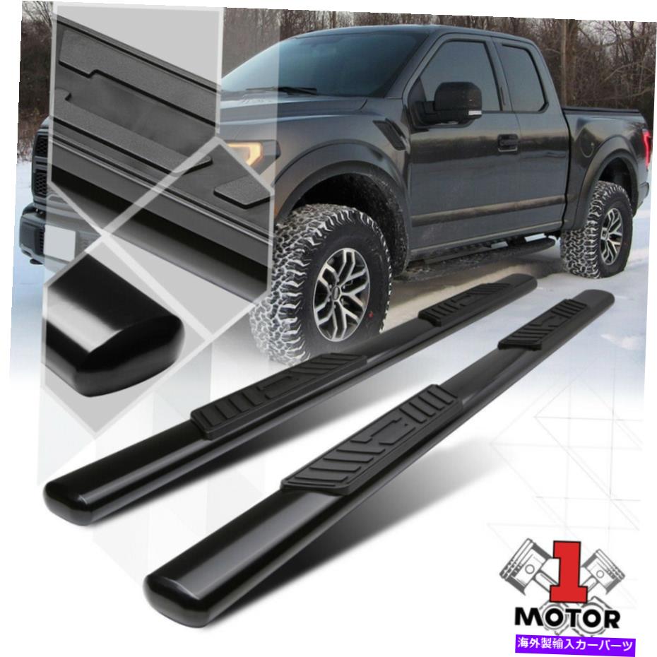 Nerf Bar 15-22 F150/F250スーパー/エクステブ用のブラック5 \