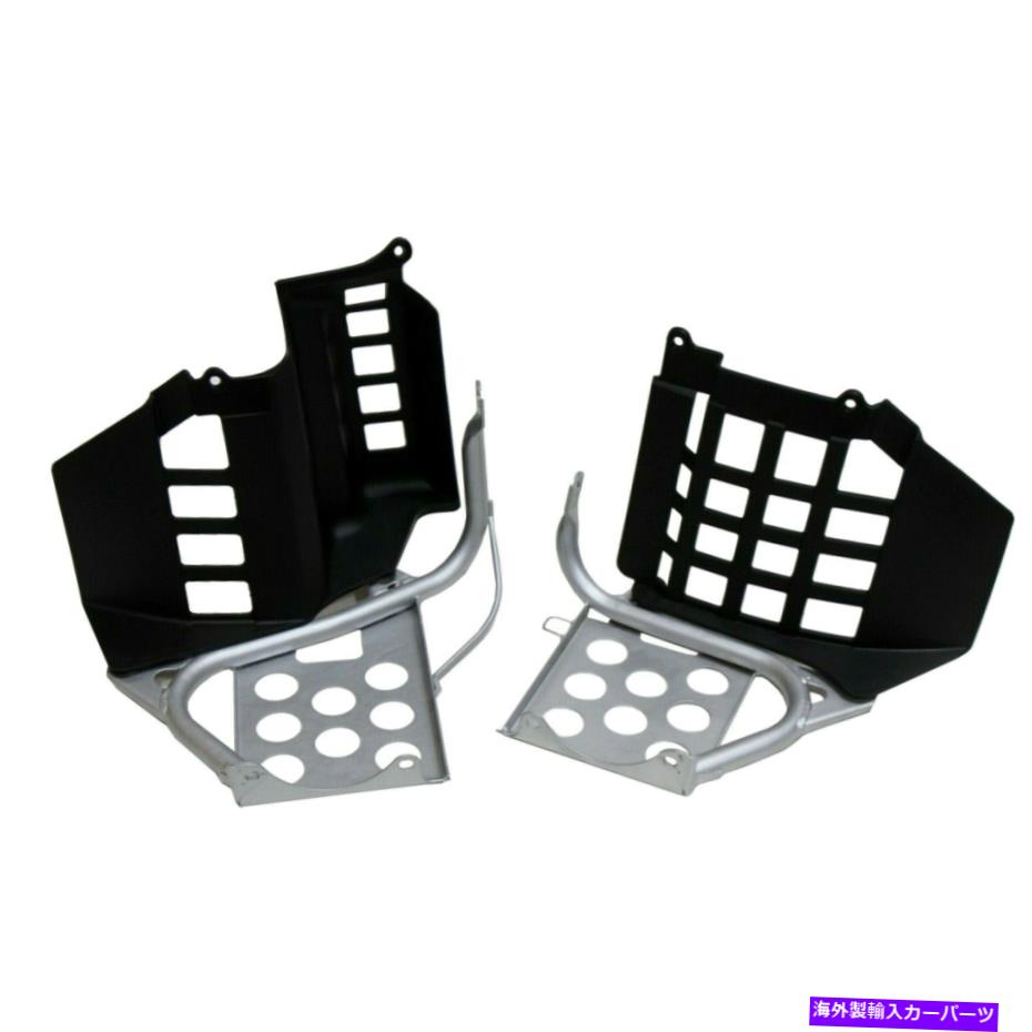 Nerf Bar ペアブラックヒールガードフットレスト90-06ヤマハバンシー左 +右ネルフバー Pair Black Heel Guards Footrest For 90-06 Yamaha Banshee Left + Right Nerf Bars【並行輸入品】