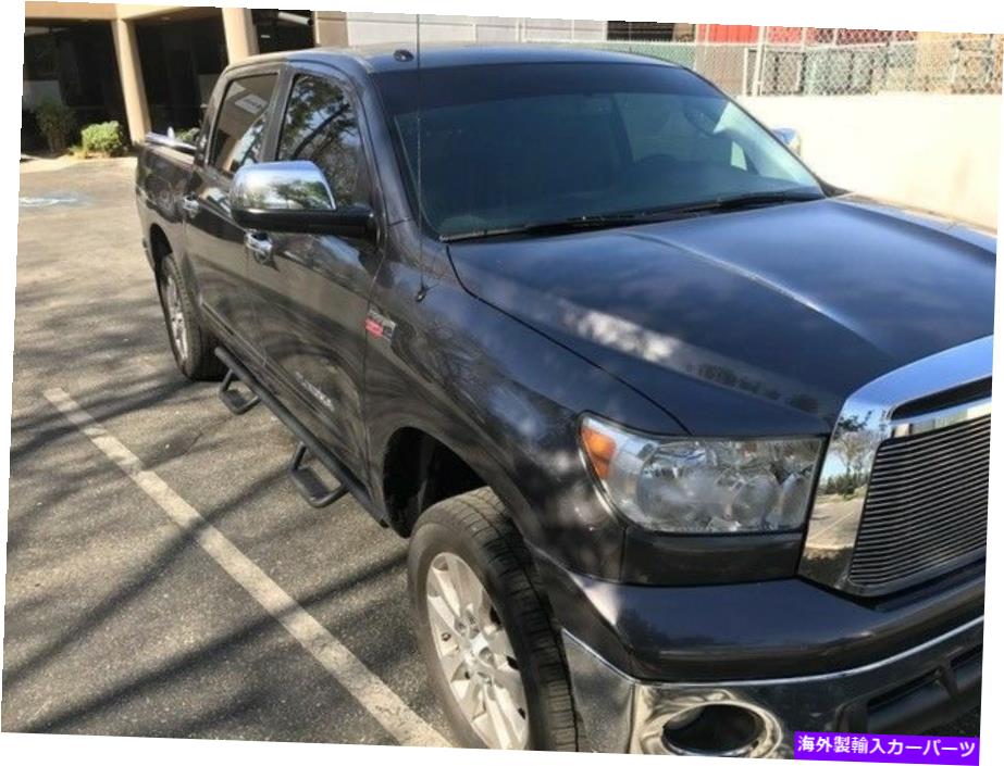 Nerf Bar 07-21トヨタ・ツンドラ・クルーのためのマックス・フープ・ブルクランニングボードnerfバーステップ 07-21 For Toyota Tundra Crew Max Hoop Blk Running Boards Nerf Bar Steps【並行輸入品】