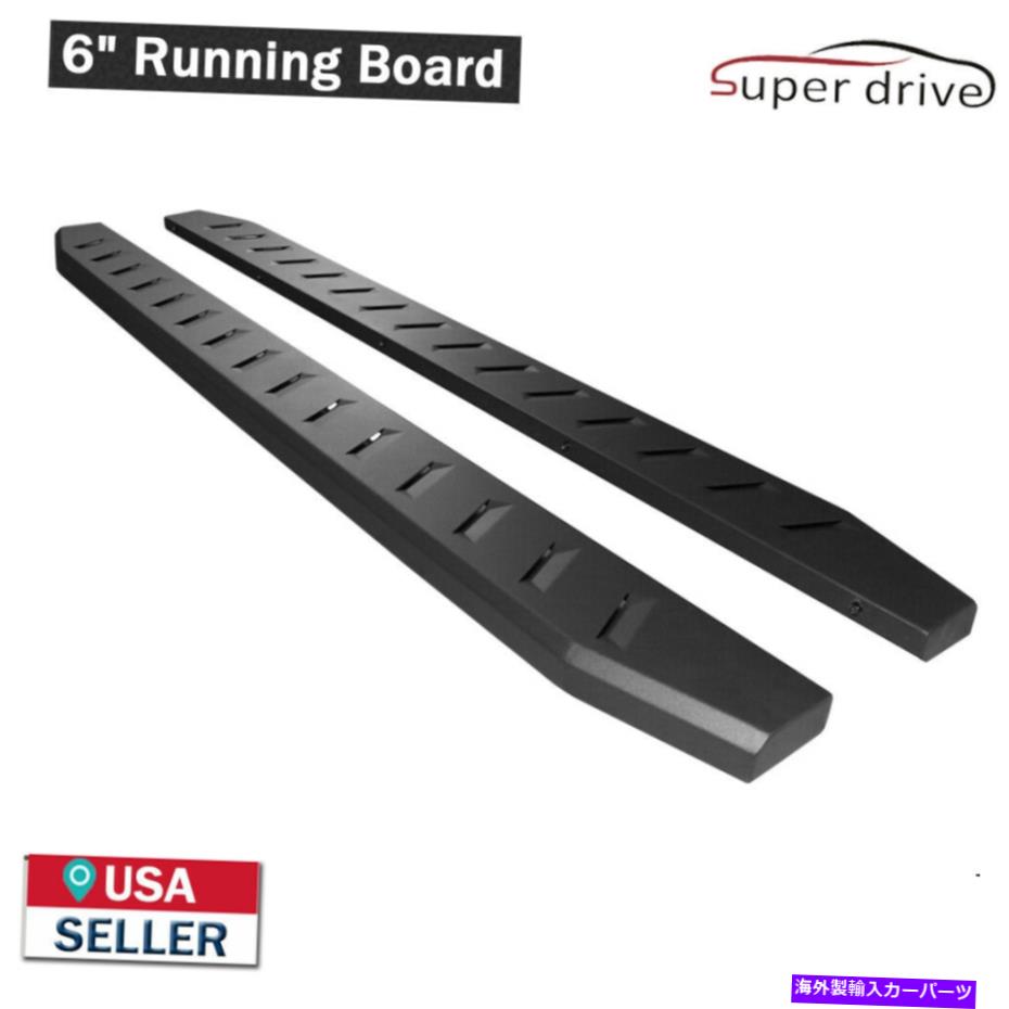 Nerf Bar フィット2005-2022トヨタタコマダブルキャブ6 "ランニングボードサイドステップバーnerfバー Fit 2005-2022 Toyota Tacoma Double Cab 6" Running Board Side Step Bars Nerf bars【並行輸入品】｜Us Custom Parts Shop USDM