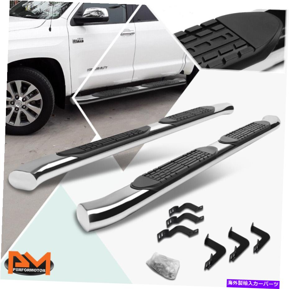 Nerf Bar 07-20のためのTundra Crew Cab Curved Oval 4 \
