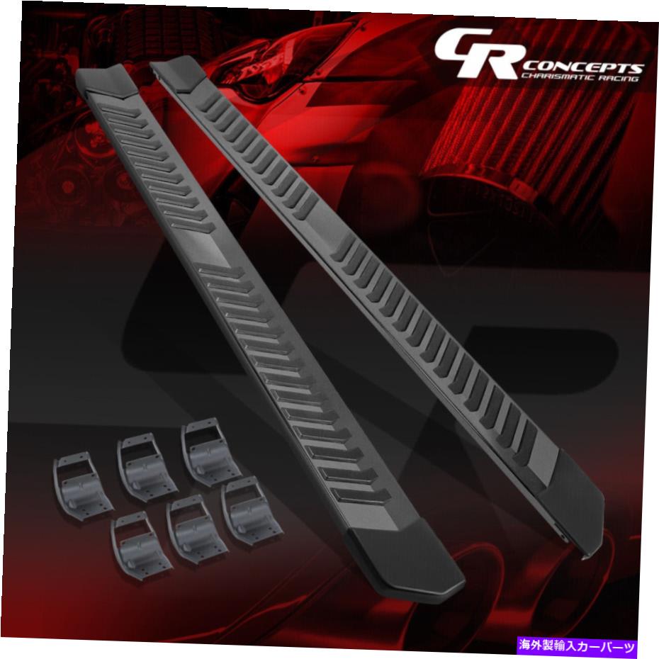 Nerf Bar 2015-2022 F150-F350スーパークルーキャブのためのブラック6 "サイドステップナーフバーランニングボード BLACK 6" SIDE STEP NERF BAR RUNNING BOARD FOR 2015-2022 F150-F350 SUPER CREW CAB【並行輸入品】｜Us Custom Parts Shop USDM