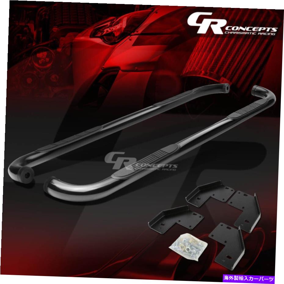 Nerf Bar 99-16フォードスーパーデューティSDクルーキャブのためのブラック3 "サイドステップナーフバーランニングボード BLACK 3" SIDE STEP NERF BAR RUNNING BOARD FOR 99-16 FORD SUPER DUTY SD CREW CAB【並行輸入品】｜Us Custom Parts Shop USDM 95,409円