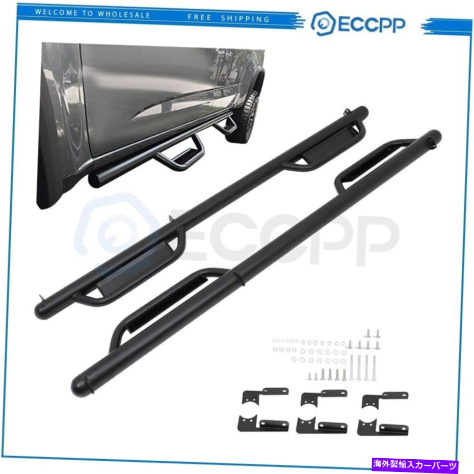 Nerf Bar 2015-2021のネルフバーシボレーコロラド/キャニオンクルーキャブランニングボードサイドステップ Nerf Bars For 2015-2021 Chevy Colorado/Canyon Crew Cab Running Boards Side Steps【並行輸入品】